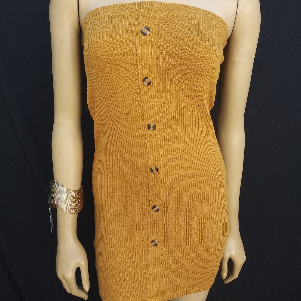 Mustard Tube Dress